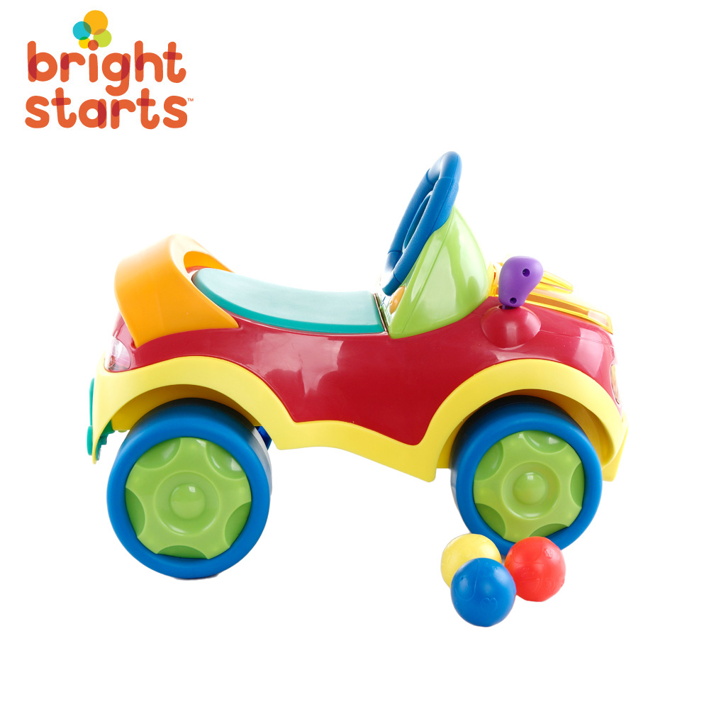 美国brightstarts 乐乐球骑行车宝宝益智早教玩具 52085