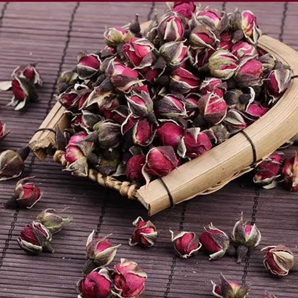 金边玫瑰花50g 云南金边玫瑰花草 散装简包装