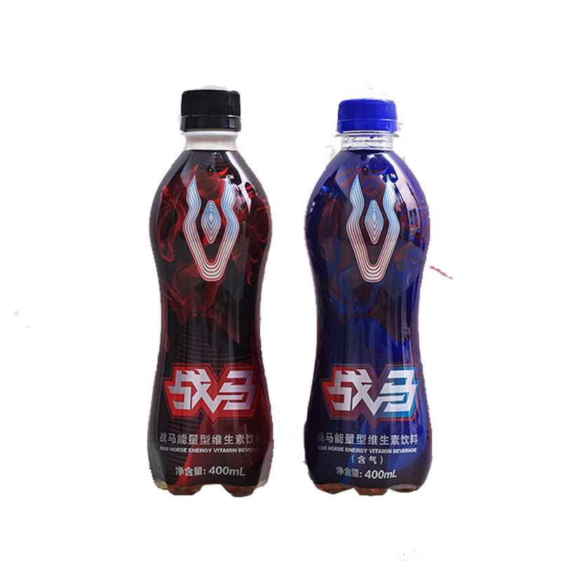 红牛战马饮料 能量型维生素含气碳酸饮料 400ml*6瓶混合装包邮