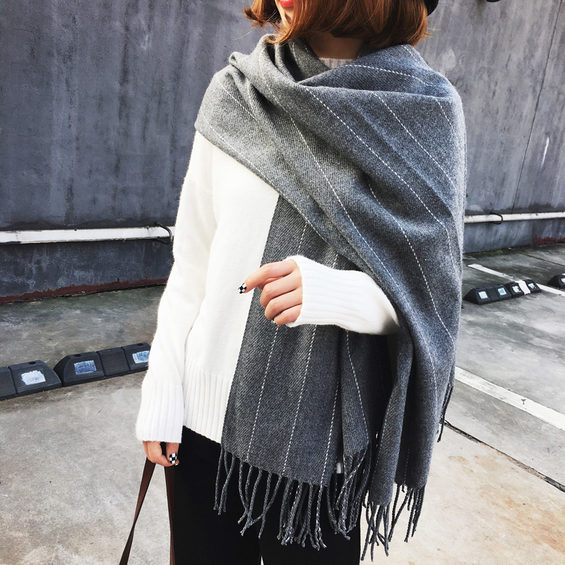 正品[羊绒披肩]羊绒披肩围巾评测 香奈儿羊绒披