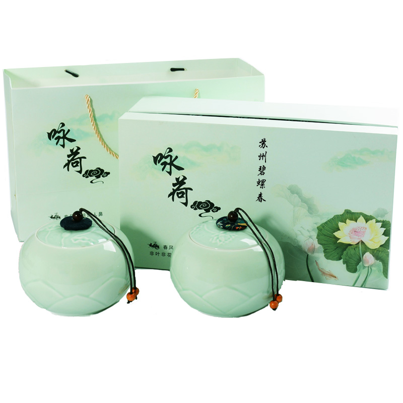 2016新茶明前特级苏州碧螺春茶叶绿茶正宗庐山云雾茶礼盒特价包邮