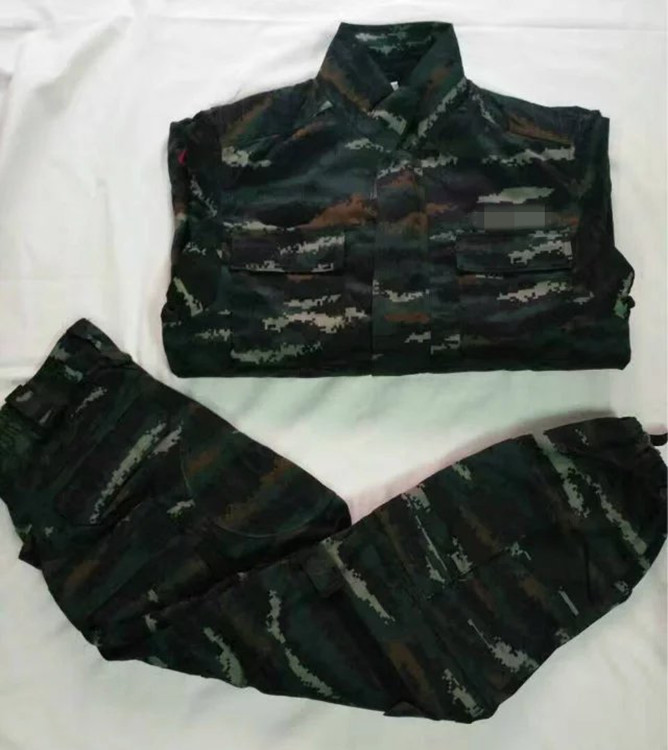 正品包邮冬季虎斑迷彩作训服冬季加绒防寒保暖野战套装