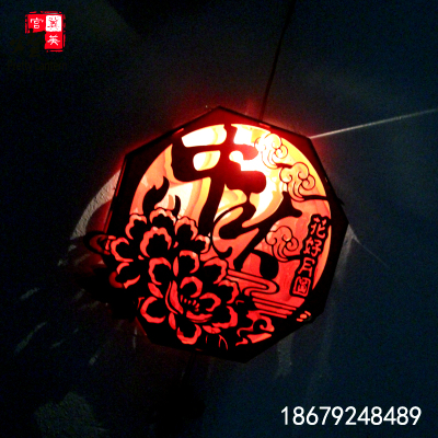 八角儿童宫灯花灯 diy手工制作灯笼材料包中秋节毕业设计亲子作业