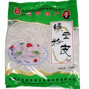安阳特产/安阳全盛郑家老粉坊绿豆粉皮500克袋装