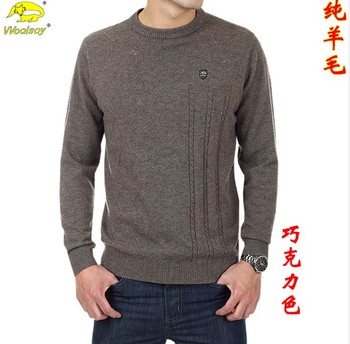 韩国金狐狸男装秋冬款2014新款<em>羊毛</em>衫男<em>品牌</em>