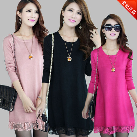 <em>淘宝网</em>购物-<em>春秋</em>装新款<em>女装</em>针织<em>连衣裙</em>女士韩