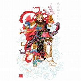 绣色添香dmc十字绣 新款szx十字绣画客厅卧室人物神佛系列武财神