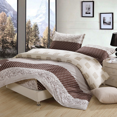 [2015爆款]纯棉床笠四件套床套式床罩三四件套