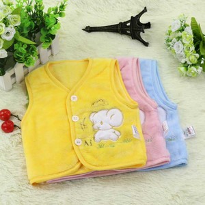 【图】春秋新款<em>宝宝婴儿棉马甲</em>珊瑚绒马甲宝宝