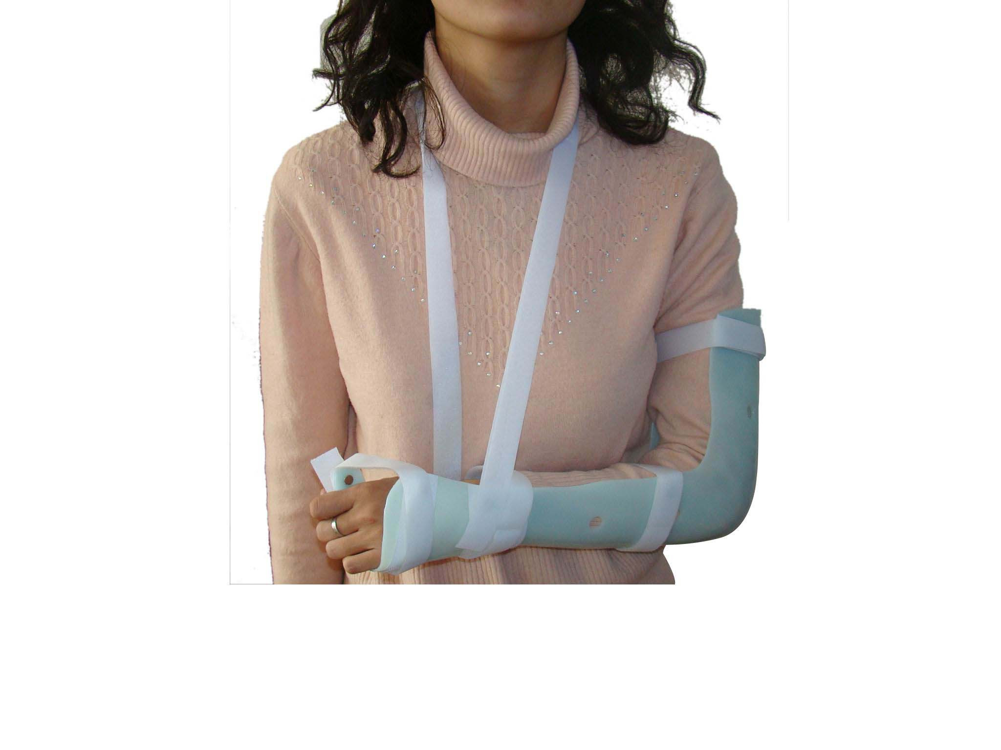 上臂固定支具 塑料固定 肘部固定支具 前臂固定支具