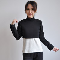 温迪诗加绒加厚保暖背心 男女士保暖马甲打底