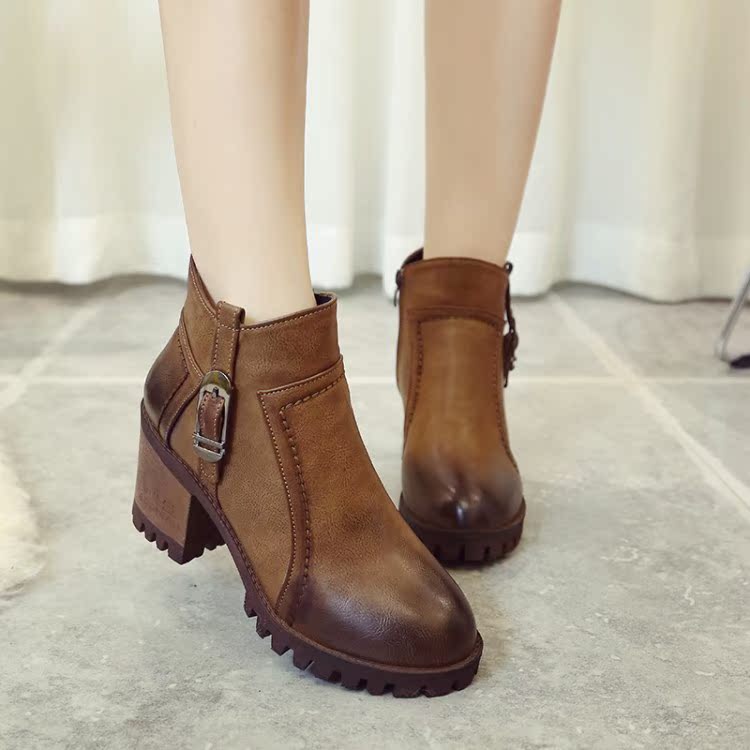 正品[棉皮鞋女高跟]高跟棉皮鞋冬女评测高跟棉