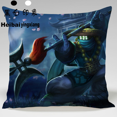 英雄联盟LOL武器大师一灯大师贾克斯等身抱枕