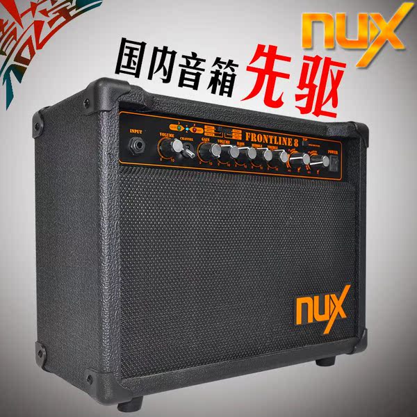 热销乐器音箱 小天使NUX FRONTLINE8W电吉他音箱 嘉艺宝乐器 带周边效果_易购街