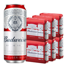 18听 整箱 小麦醇正拉罐500ml 天猫超市 百威啤酒 Budweiser