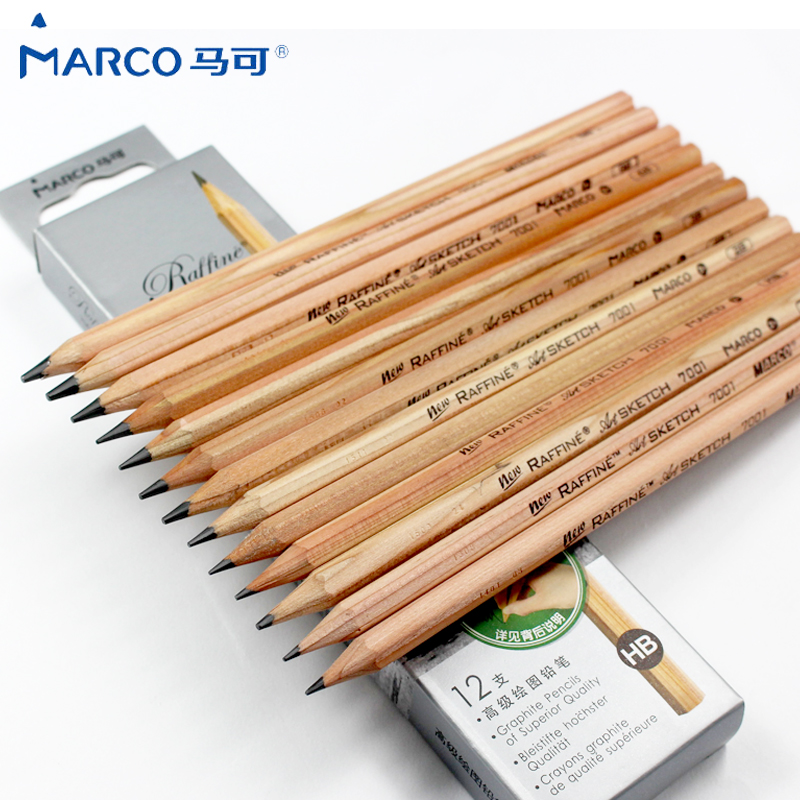 marco马可铅笔 绘图铅笔 美术素描铅笔 速写铅笔 7001