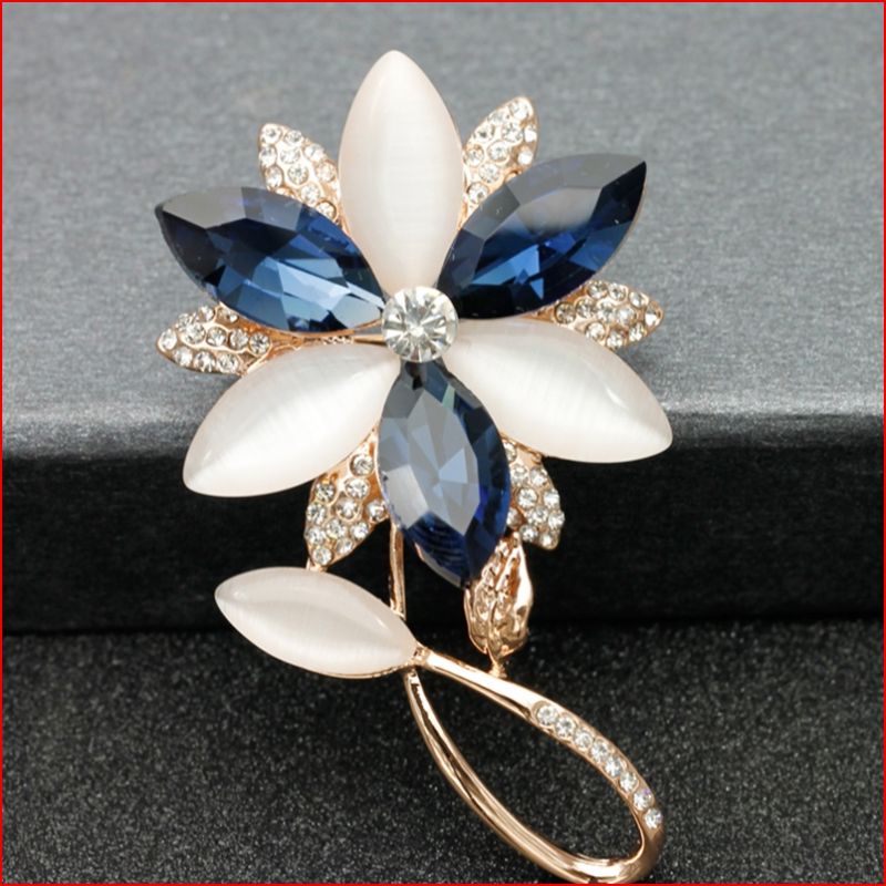 正品[毛衣胸针高档]毛衣胸针的戴法评测 珍珠胸