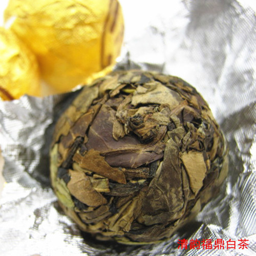 福鼎白茶老白茶 2008年寿眉茶球 牡丹茶球 锡纸小沱茶叶500g包邮