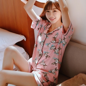 可爱卡通家居服两件套