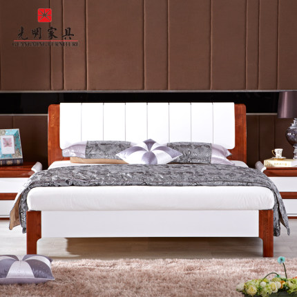 光明(家具)简约现代实木床怎么样,好吗