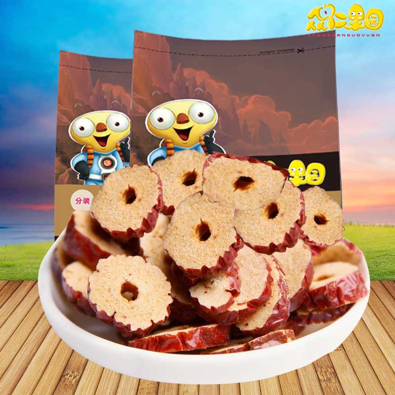 【众仁果园】500g×2（共2斤）新疆零食红枣片干脆直接食用或泡水