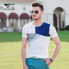 [七匹狼男装棉质t恤]评价 七匹狼男装短袖t恤怎