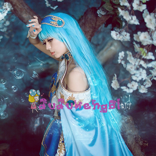 魔法骑士龙啸海仙剑奇侠传三龙葵海猫瓦尔基利亚MIKU初音 cos假发