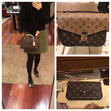 LV正品代购 路易威登女包M41055老花蒙田包单肩斜跨手提包M40780