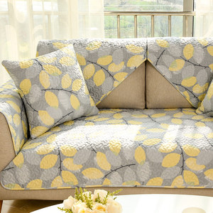 四季通用布艺沙发垫