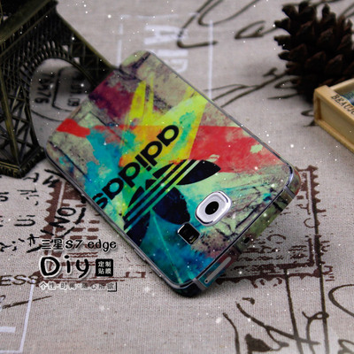 三星S7 edge曲屏G9350\/S7直屏手机贴纸碳纤