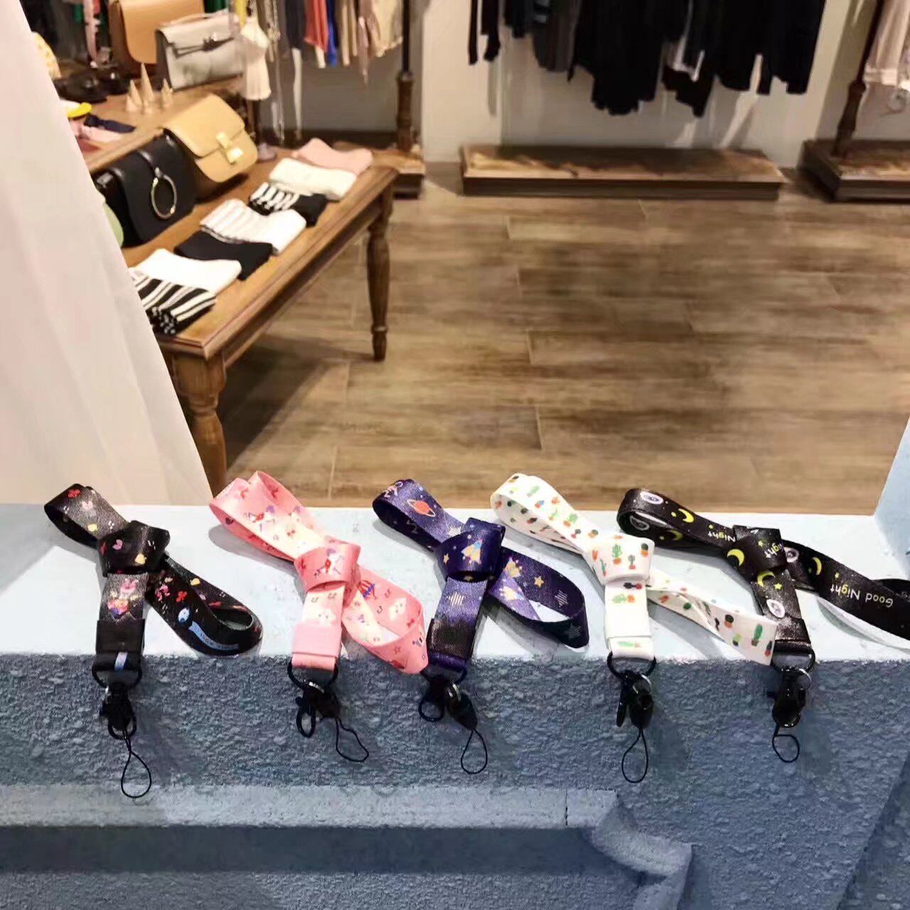 手机挂绳火烈鸟U盘短手腕挂链钥匙扣挂件钱包