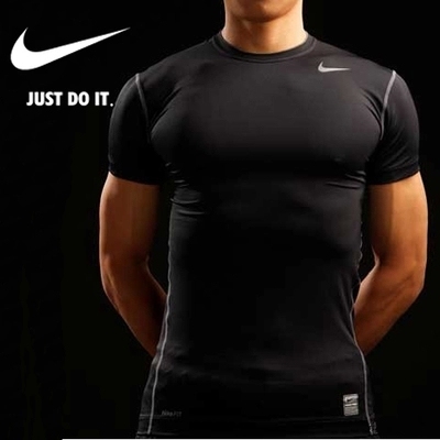热销健身衣 科比pro男篮球运动紧身衣短袖 跑步