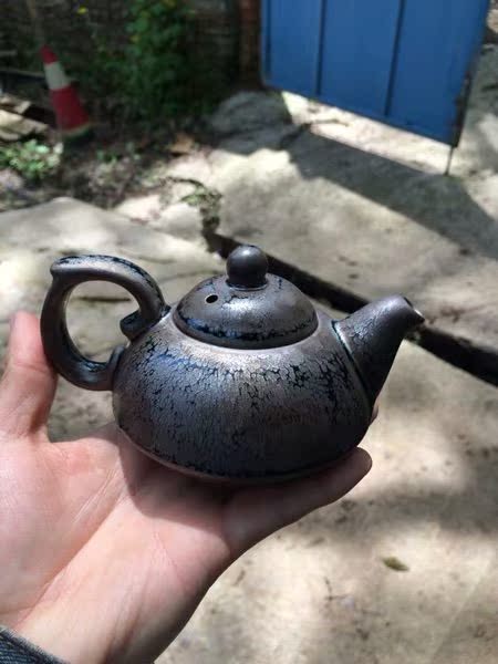 建盏茶壶油滴天目瓷黑瓷茶具180毫升