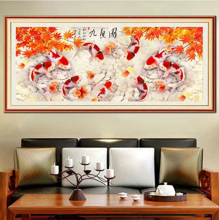 钻石画花语砖石十字绣钻石绣水晶钻三联画5d餐厅卧室