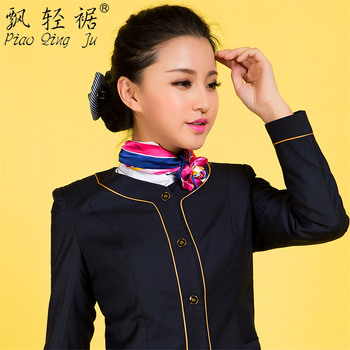 飘轻裾制服 中国移动工作服 公司工装 营业厅职