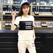 运动套装男女款短袖短裤运动服情侣休闲春秋夏季跑步服装衣服男