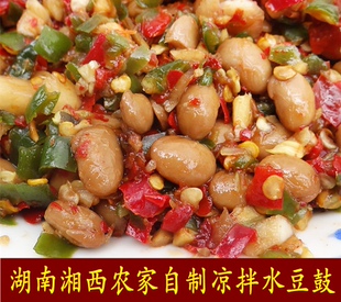 湖南湘西农家自制凉拌水豆鼓 辣椒酱 私房菜 酸辣开胃