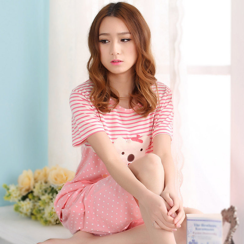 <em>卡心兰</em>秋冬季棉质女士长袖家居服<em>睡衣</em>大码<em>睡衣</em>