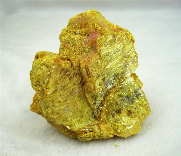 雌黄 三硫化二砷 雄黄 矿物晶体标本 Orpiment 9302