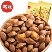 百草味旗舰店手剥小银杏200g坚果杏仁新疆 开口坚果小白杏仁原味