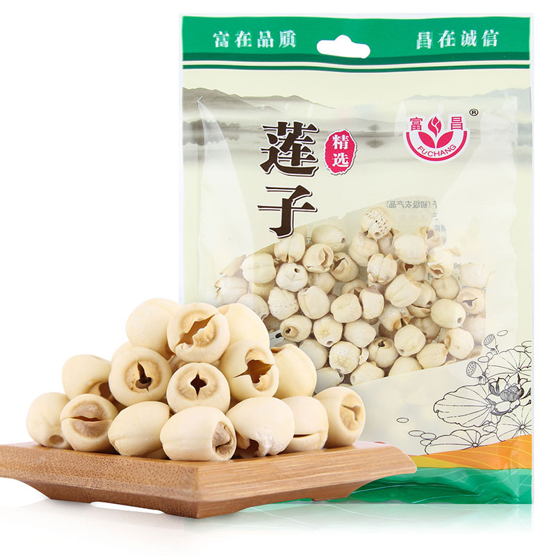【天猫超市】 富昌 优质白莲子 150g 湖南特产 无芯莲 南北干货