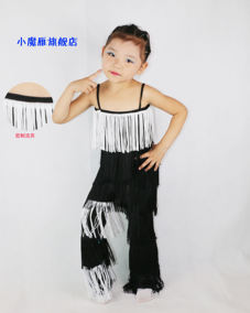 正品[拉丁 舞 裙]儿童拉丁舞裙评测 新款流苏拉