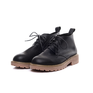 秋冬款复古擦色牛皮马丁短靴