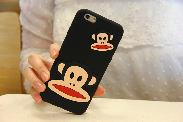 宝网【天天特价】iPhone6女生大嘴猴硅胶套苹