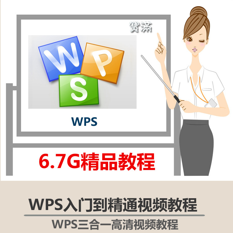 金山WPS办公软件全套教程 WPS视频教程 表