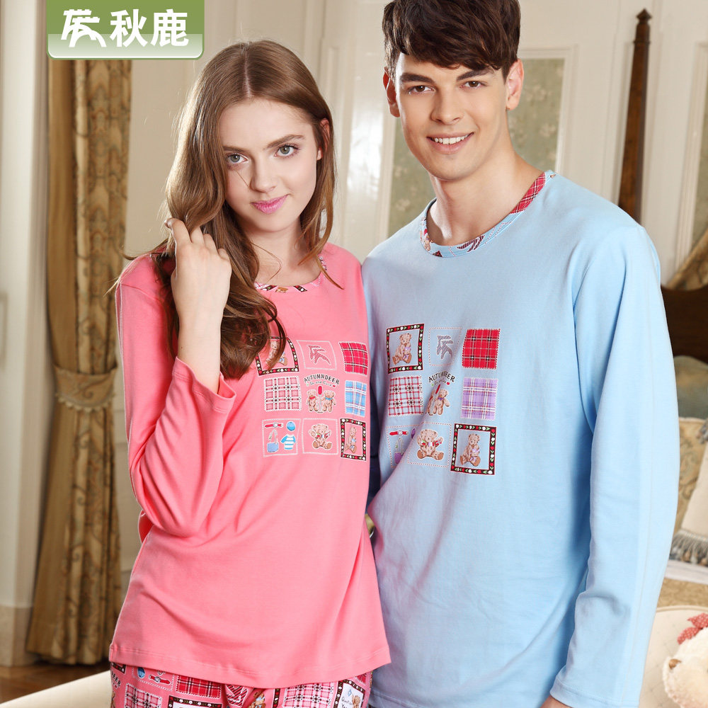 [2015爆款]<em>秋鹿家居服</em>2015春夏新品纯棉短袖睡