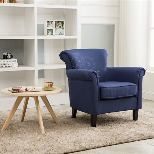 [2015爆款]新款简易欧式复古单人沙发小户型双