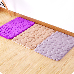 pvc浴室防滑垫 鹅卵石淋浴脚垫酒店卫生间洗澡