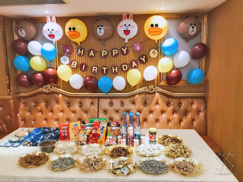 宝宝生日气球布置儿童派对生日快乐气球周岁party会场装饰用品