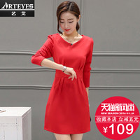 秋季女装秋装2016新款潮秋裙秋天假两件套背